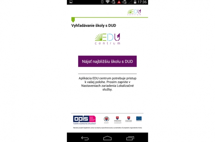 Aplikácia EDUcentrum – Android – Digitálne učivo na dosah